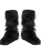 Image of Furry Black Monster Kid's Costume Boot Covers
