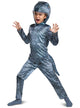 Image of Jurassic World Kid's Blue Raptor Dinosaur Costume - Front View