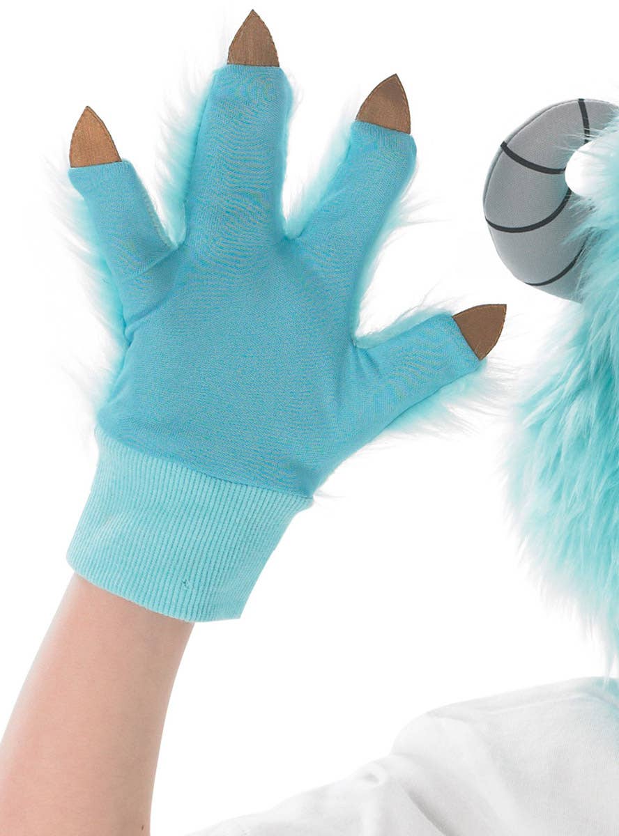 Image of Monsters University Boy's Sulley Costume Kit - Close Glove Image