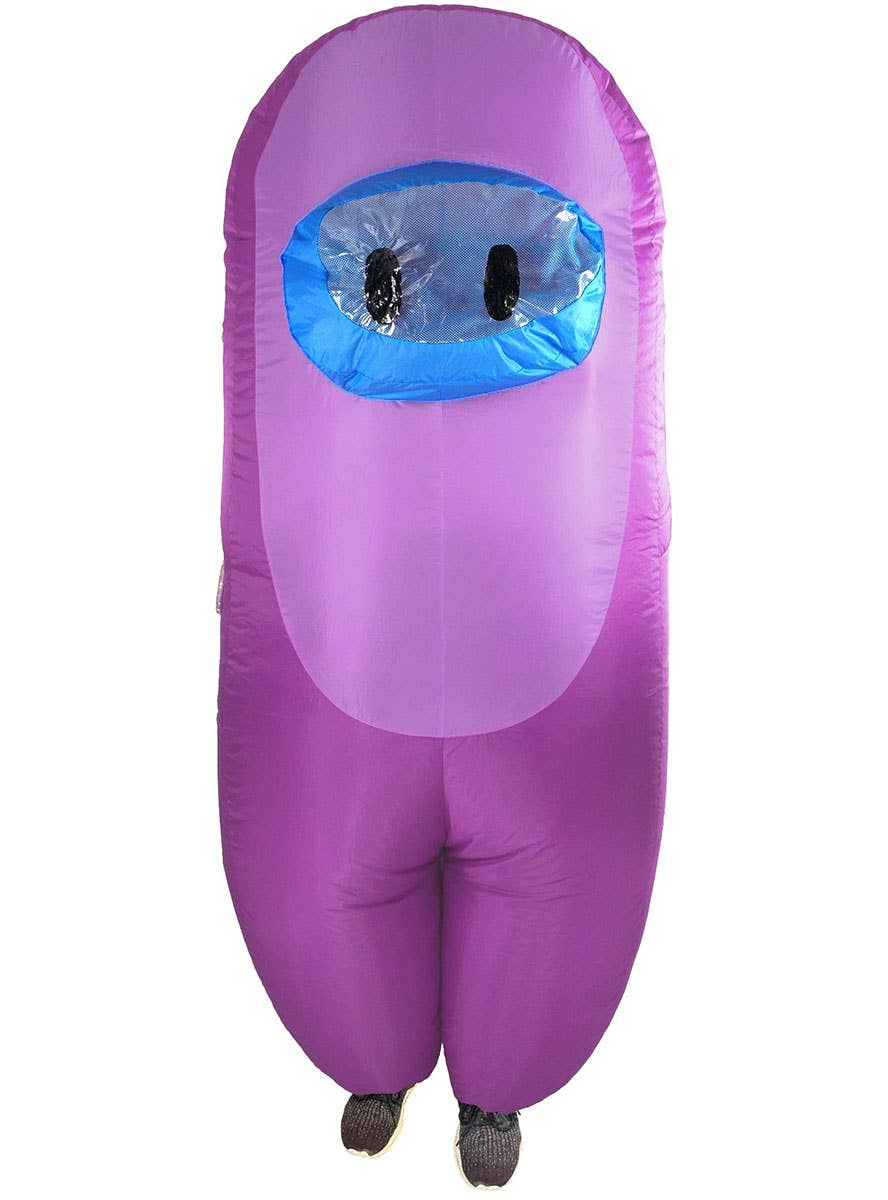 Image of Inflatable Kid's Purple SUS Crewmate Killer Costume