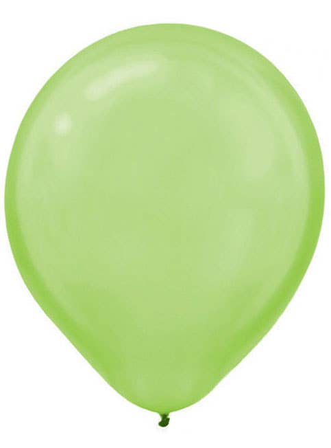 Image of Kiwi Green 15 Pack 30cm Pearl Latex Balloons