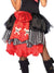 Women's Pirate Black Red And White Bustle Skirt Costume Accessory Main Image 