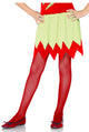 Girls Red Fishnet Halloween Costume Stockings