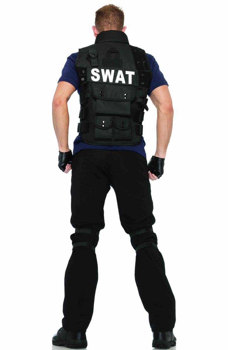 Men's SWAT Brigade Fancy Dress Costume Back