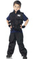 Boy's SWAT Police Officer Uniform Book Week Costume Front View