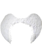 Image of Large 75cm White Ethereal Angel Costume Wings