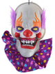 Image Of Halloween Decoration Large Clown Head Hanging Animated Halloween Decoration