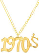 Image of Groovy Gold 1970's Medallion Costume Necklace