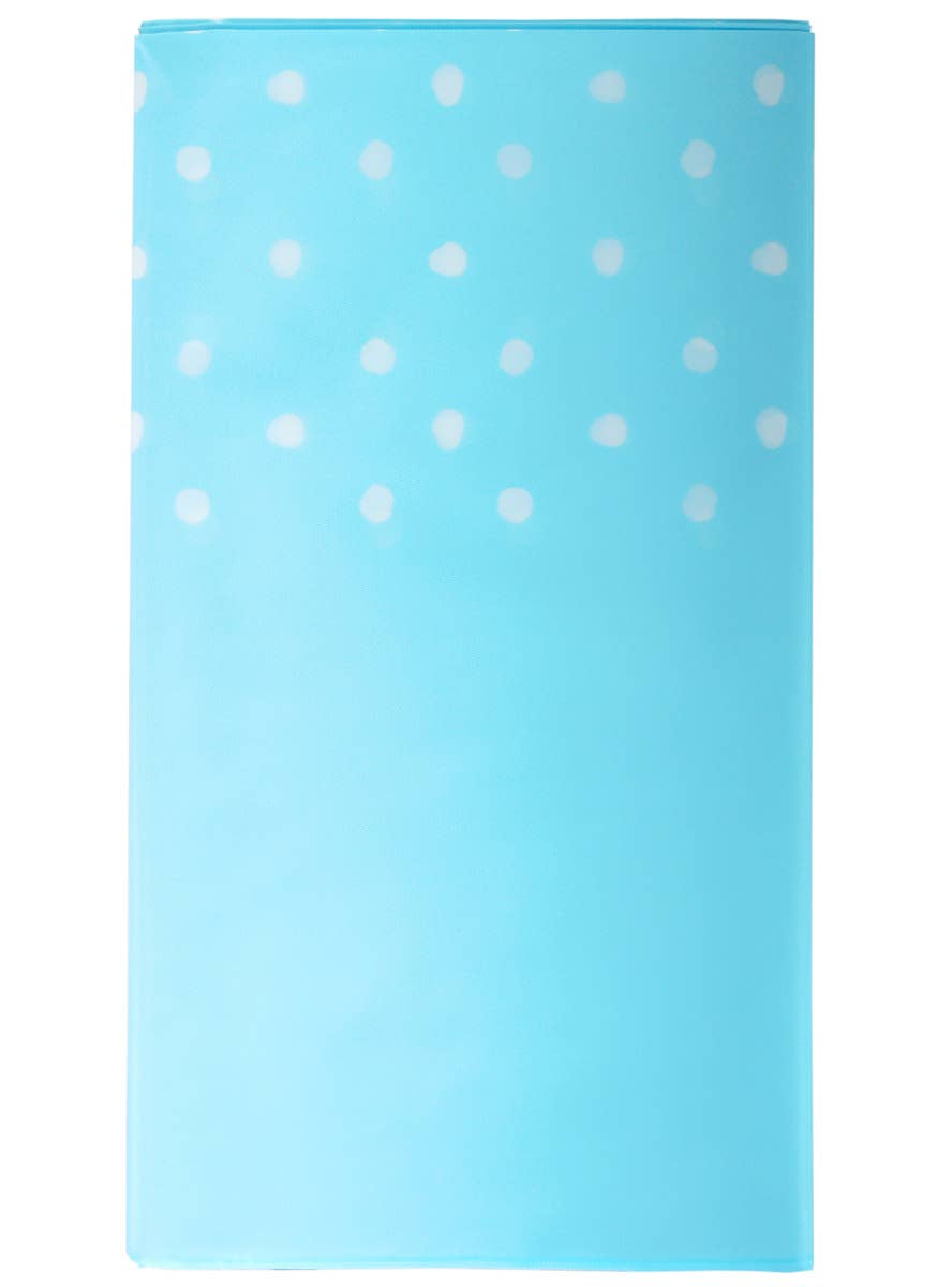 Image of Blue and White Reusable 175cm x 274cm Table Cover