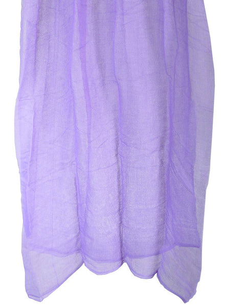 Image of Large Purple Netted Gauze Halloween Decoration