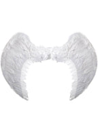 Image of Large White Feather Celestial Angel Costume Wings