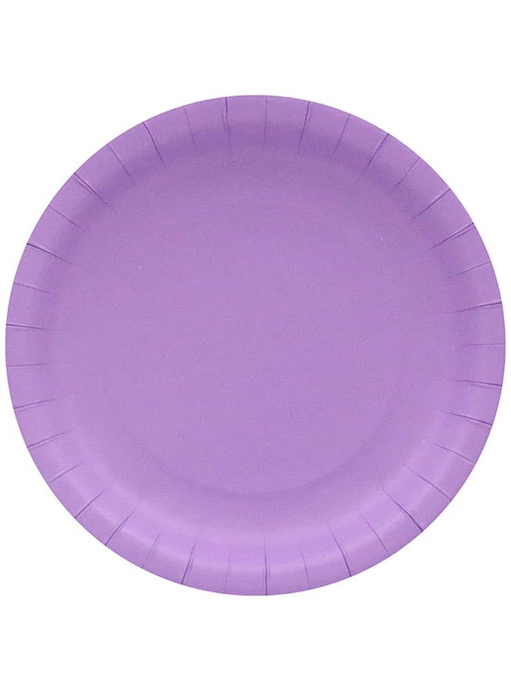 Image of Lavender Purple 10 Pack 18cm Paper Plates