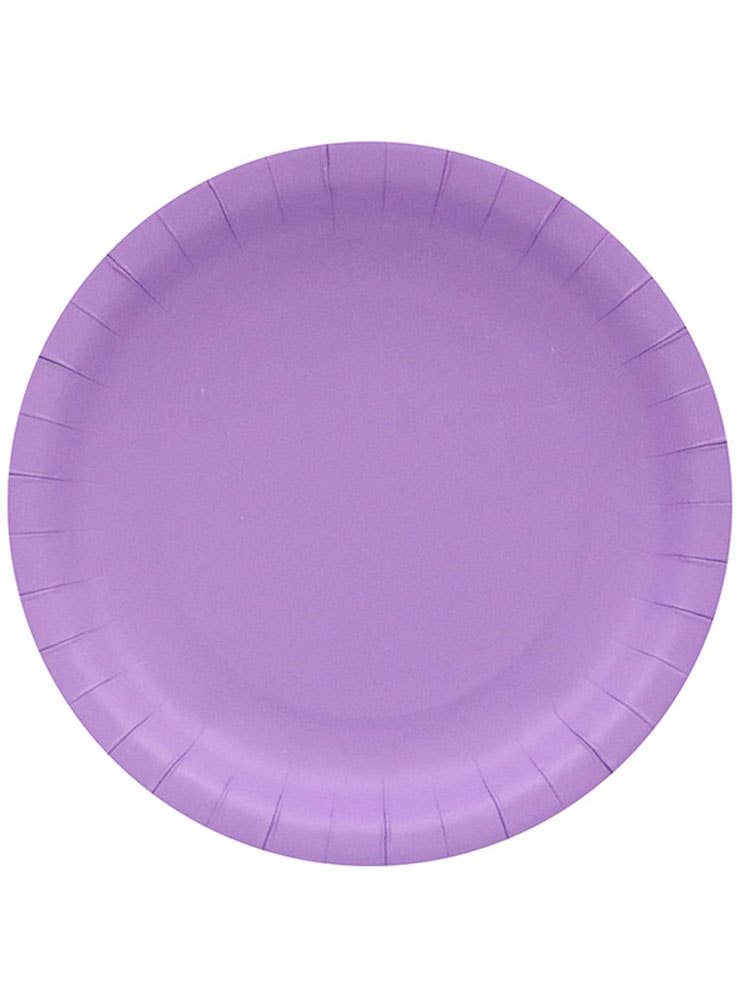 Image of Lavender Purple 10 Pack 23cm Paper Plates