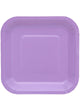 Image of Lavender Purple 20 Pack 23cm Square Paper Plates