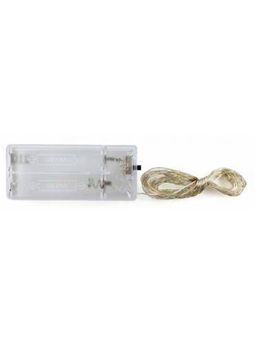 Image of White 3 Meter Long LED String Lights - Alternate Image