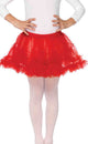 Girl's Red Tutu Petticoat Costume Accessory Main Image