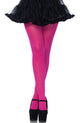 Leg Avenue Fuchsia Pink Opaque Women's Pantyhose Stockings