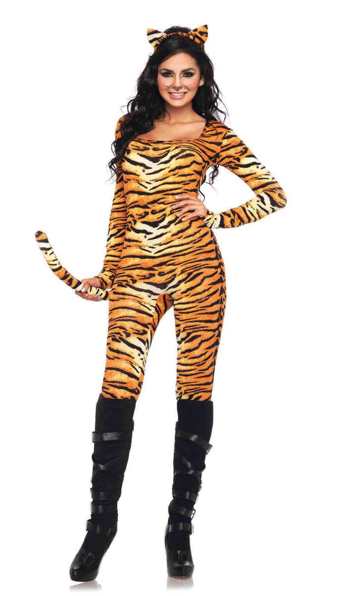 Sexy Tiger Women's Fancy Dress Costume Main Image