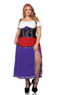 Womens Travelling Gypsy Plus Size Costume