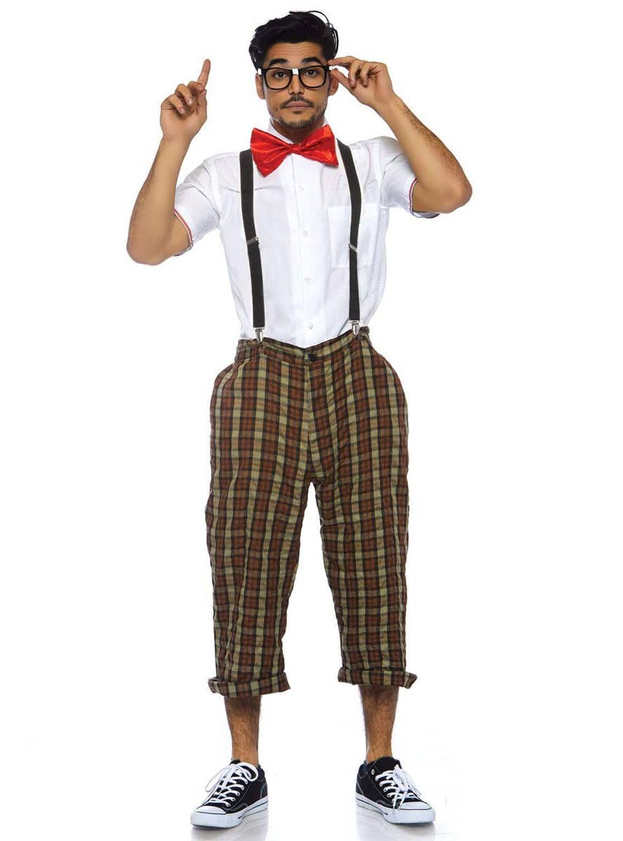 1950's Nerd Men's Schoolboy Fancy Dress Costume Main Image