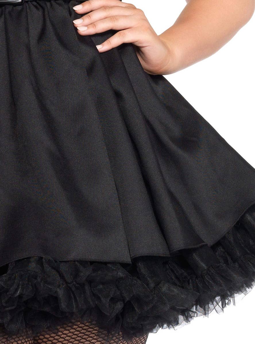 Plus Size Witch Women's Sexy Halloween Costume Close Up Skirt View