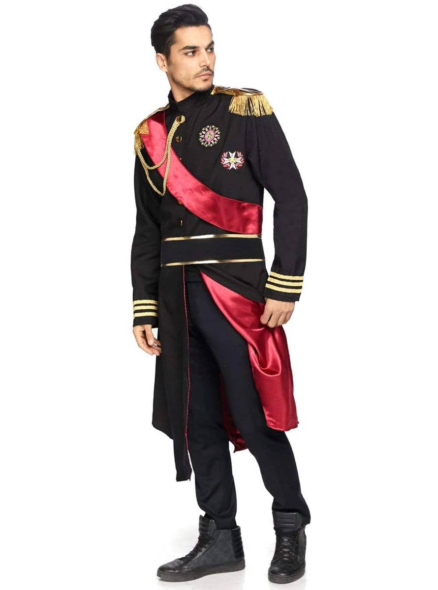  Military General Men's Fancy Dress Costume Front View