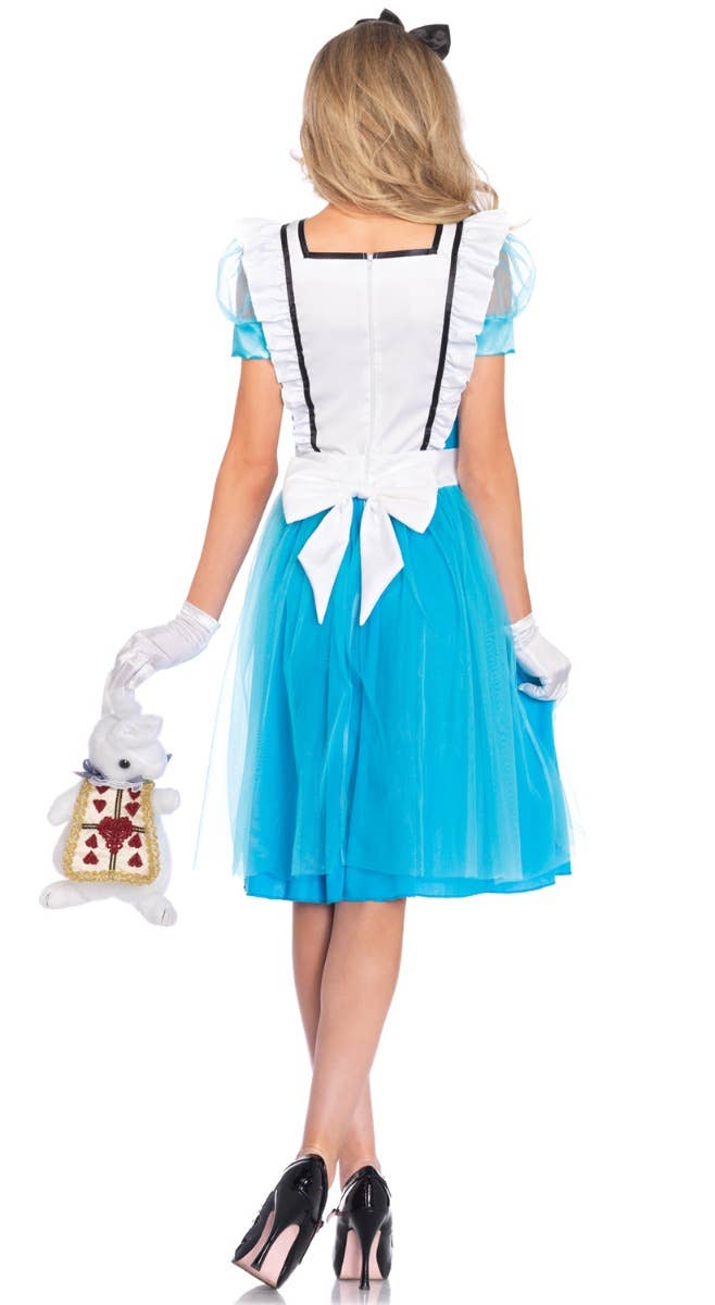 Women's Classic Alice in Wonderland Fancy Dress Costume  Alternate Image