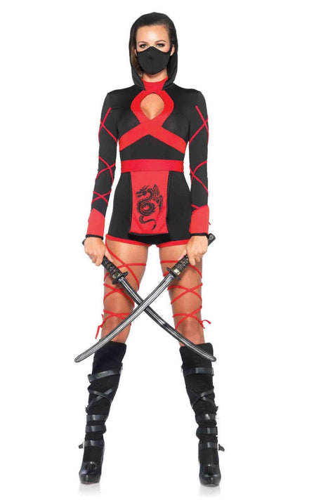 Japanese Ninja Sexy Women's Costume Front View