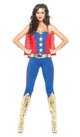 Sexy Superhero Women's Comic Book Costume Front Image