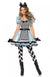 Women's Sexy Hypnotic Alice In Wonderland Costume Main Image