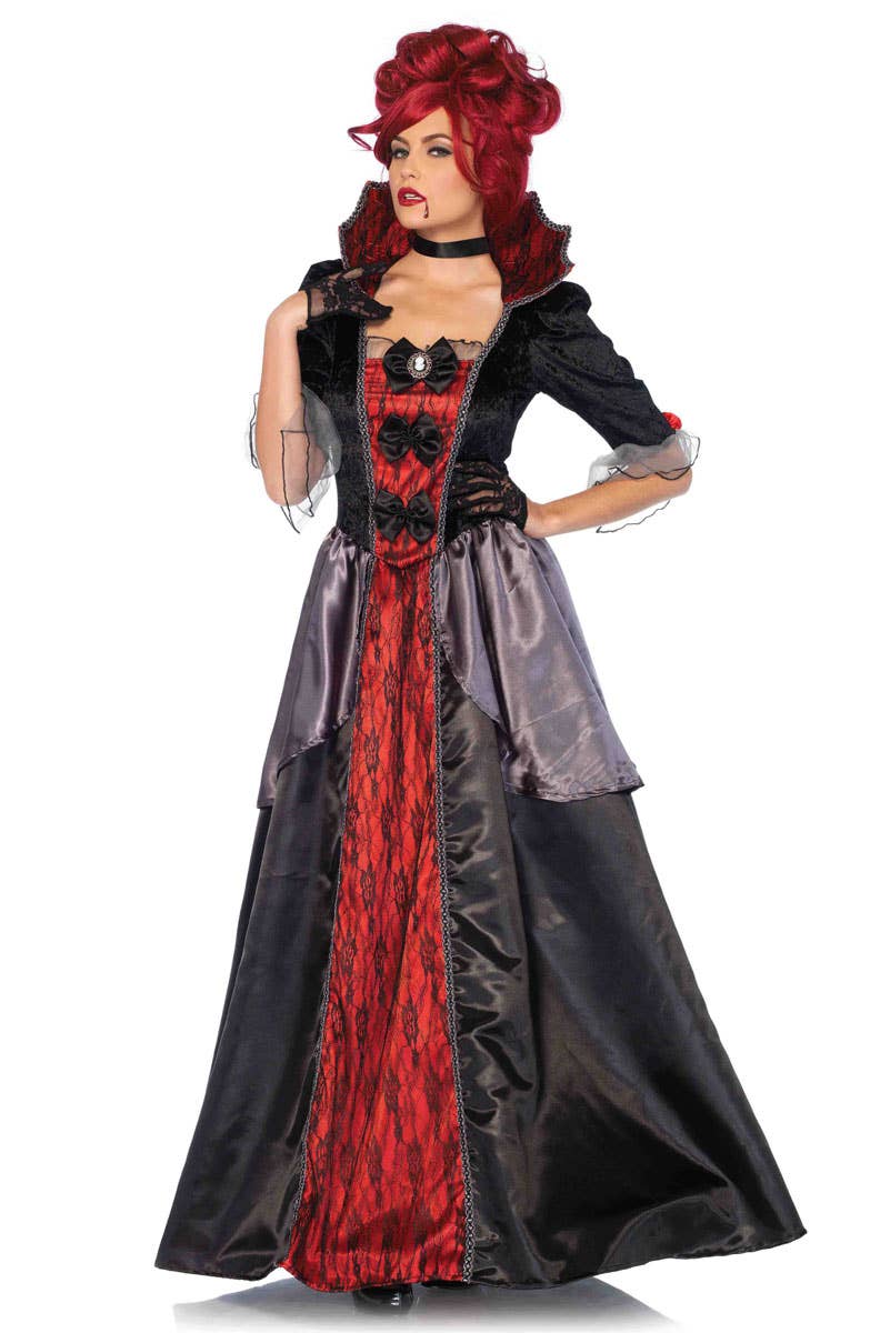 Women's Deluxe Vampire Queen Halloween Costume Main Image