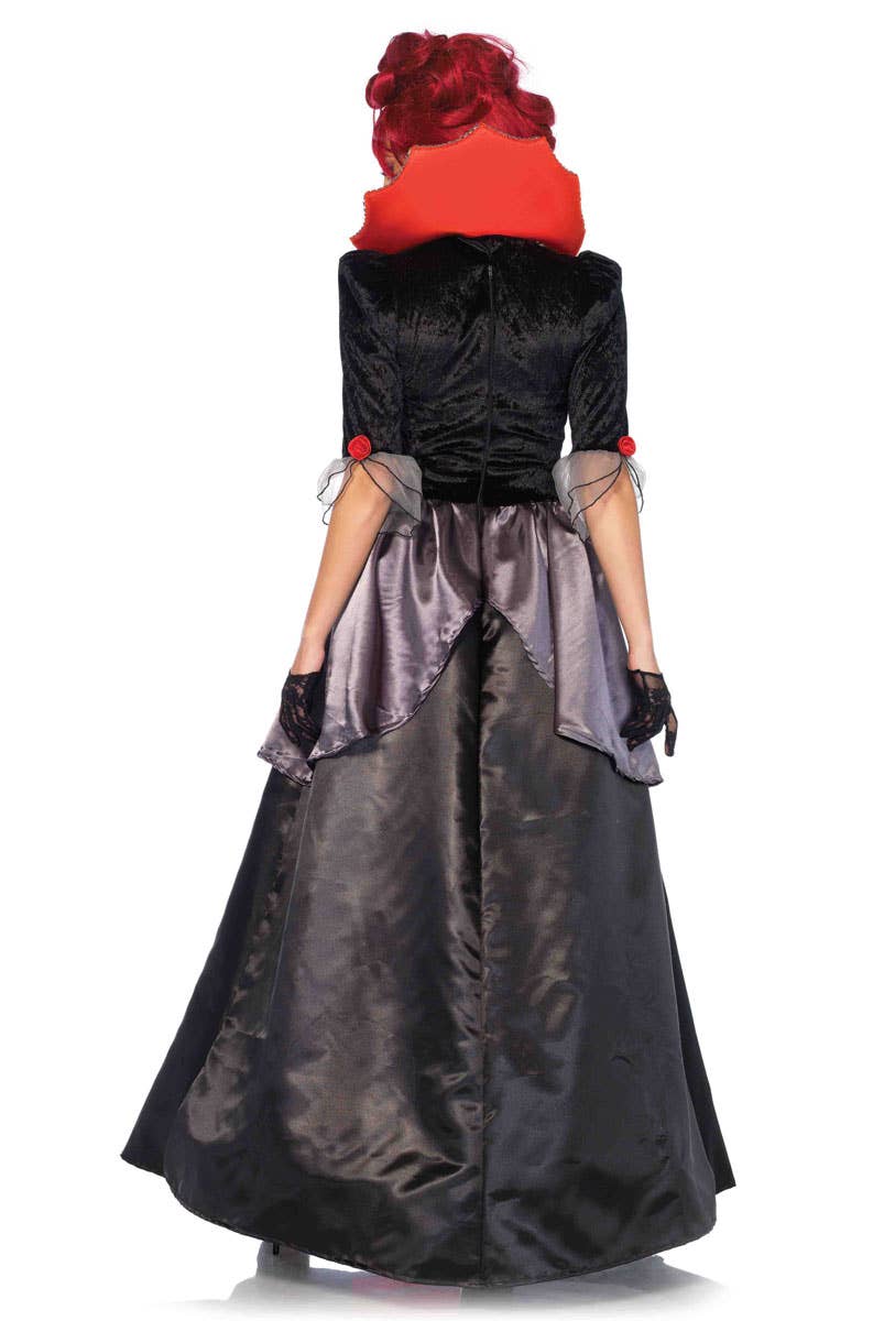 Women's Deluxe Vampire Queen Halloween Costume Back mage