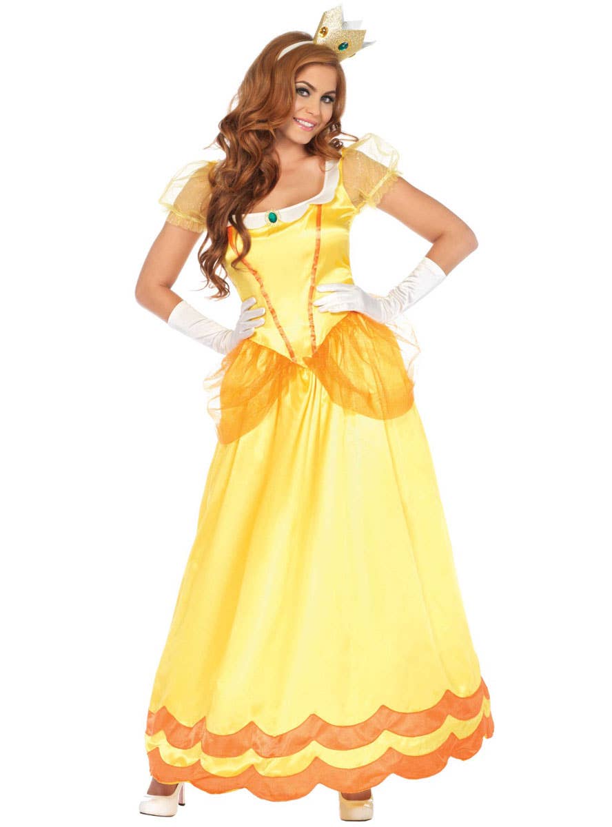 Women's Super Mario Daisy Inspired Costume - Front Image