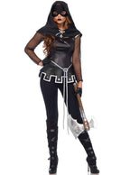 Medieval Women's Sexy Deluxe Grim Excecutioner Fancy Dress Costume Front View