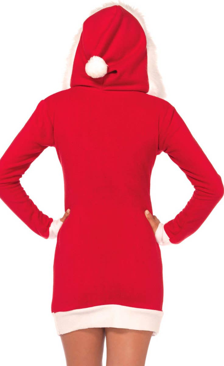 Cozy Santa Women's Sexy Christmas Costume BackMain Image