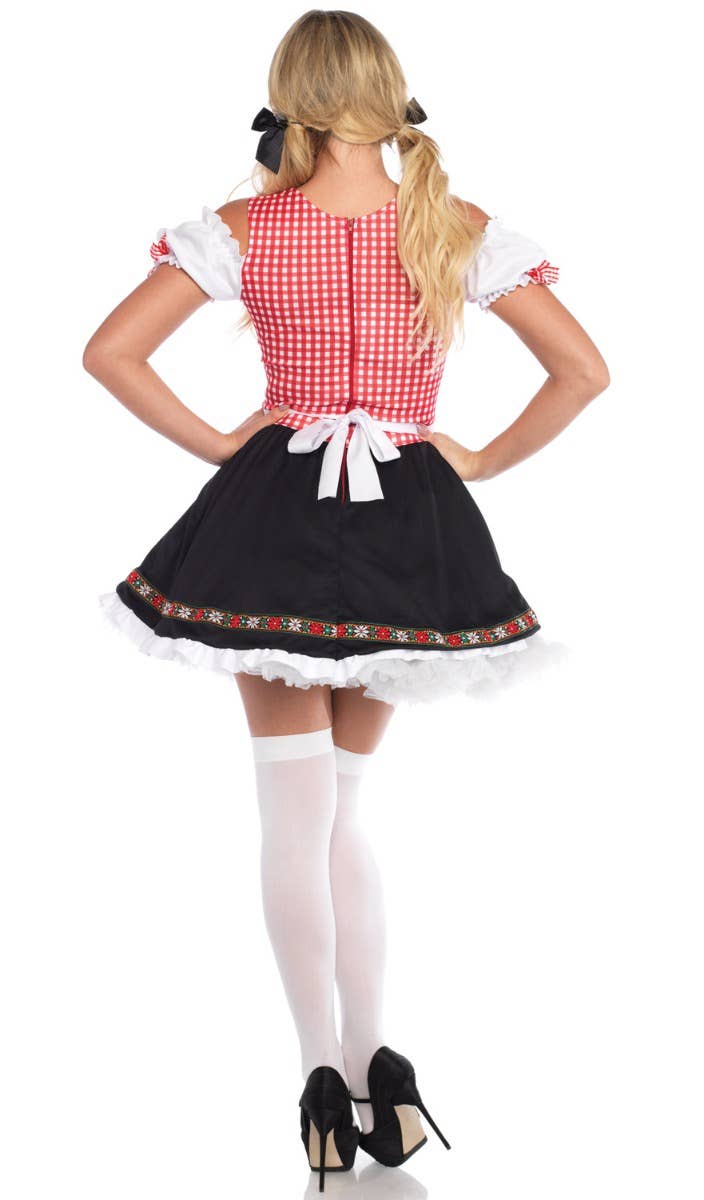 Beer Garden Babe Womens Oktoberfest Costume - Back Image