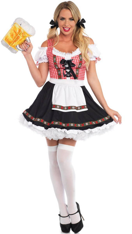 Beer Garden Babe Womens Oktoberfest Costume - Main Image