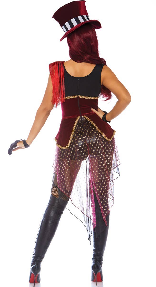 ing Lion Tamer Sexy Ringmaster Women's Costume Back Image