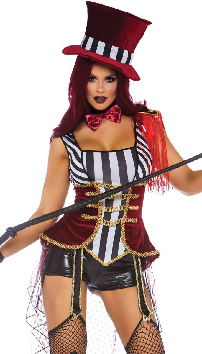 ing Lion Tamer Sexy Ringmaster Women's Costume Close Image