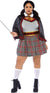 Sexy Women's Plus Size Hermione Granger Costume Front View