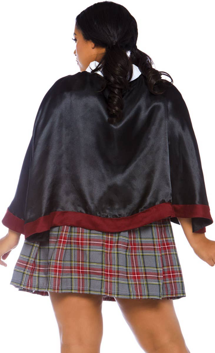 Sexy Women's Plus Size Hermione Granger Costume Close Back View