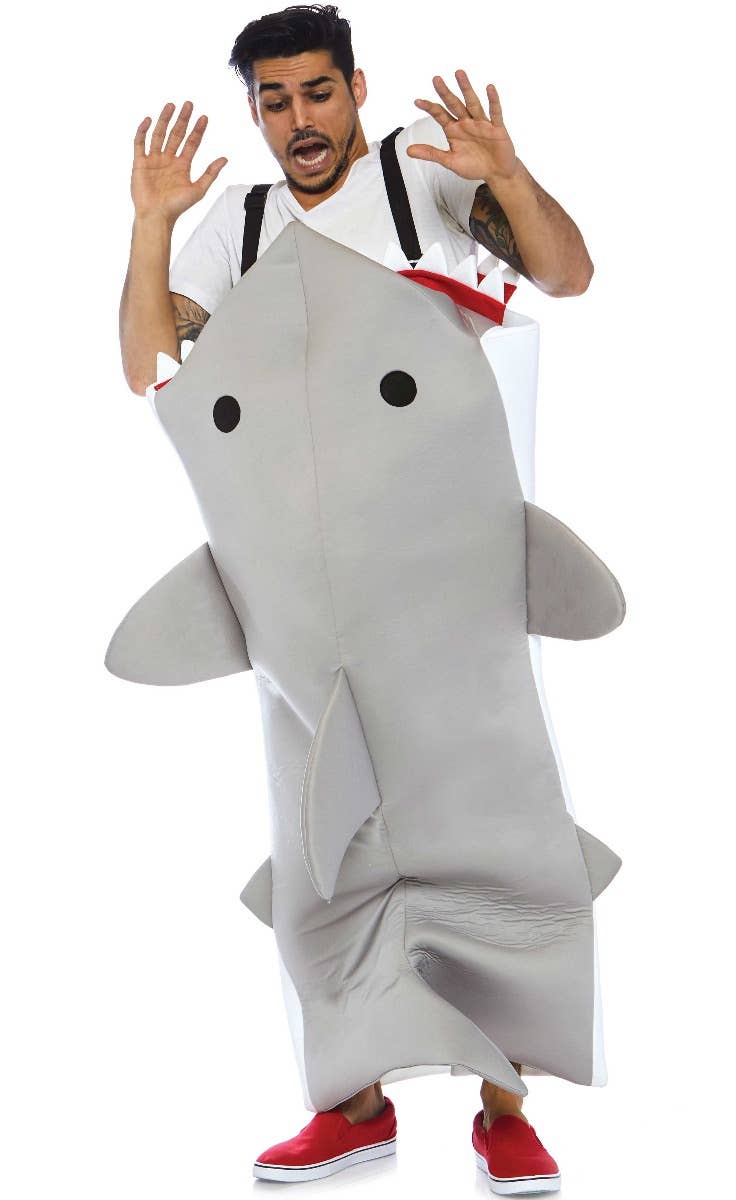 Jaws Shark Attack Mens Animal Costume - Main Image