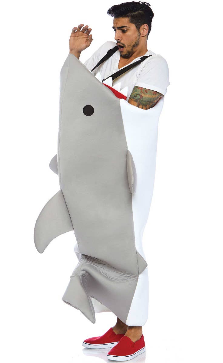 Jaws Shark Attack Mens Animal Costume - Alt Image