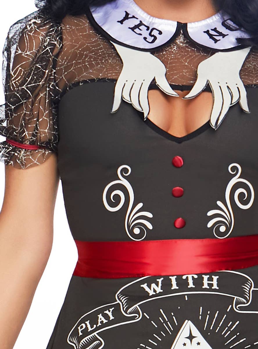 Women's Ouija Board Halloween Costume Close Front Image