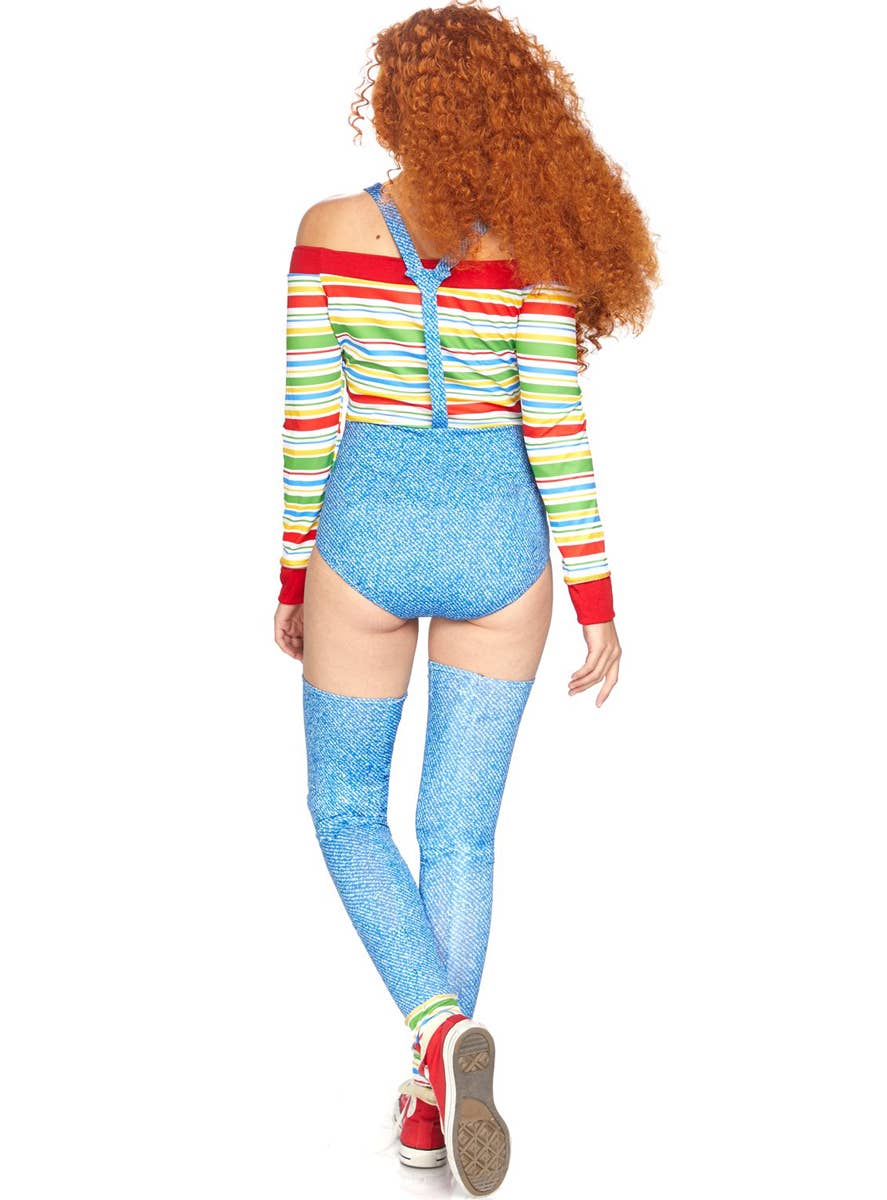 Women's Sexy Killer Doll Chucky Halloween Fancy Dress Costume View 3