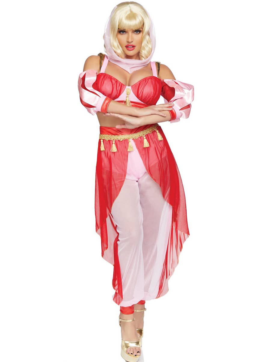 Women's Sexy I Dream of Genie Fancy Dress Costume - Image 3