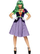 Women's Retro Joker Fancy Dress Costume Front Image