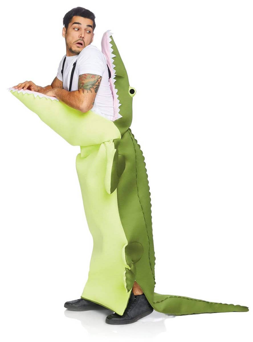 Adult's Man Eating Alligator Costume Alternate Image