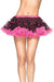 Women's Fuchsia Pink and Black Polka Dot Mini Petticoat Tutu Main Image