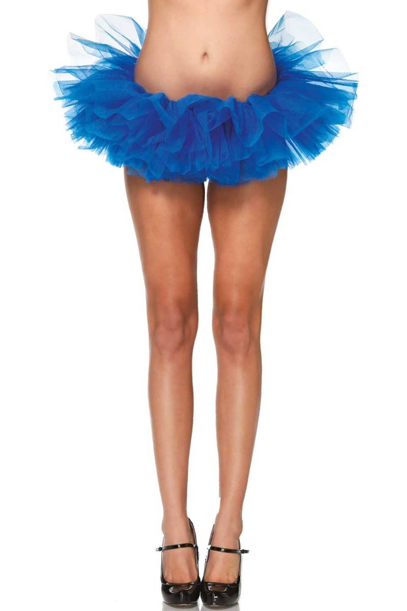 Women's Royal Blue Tutu Petticoat Costume Accessory Main Image